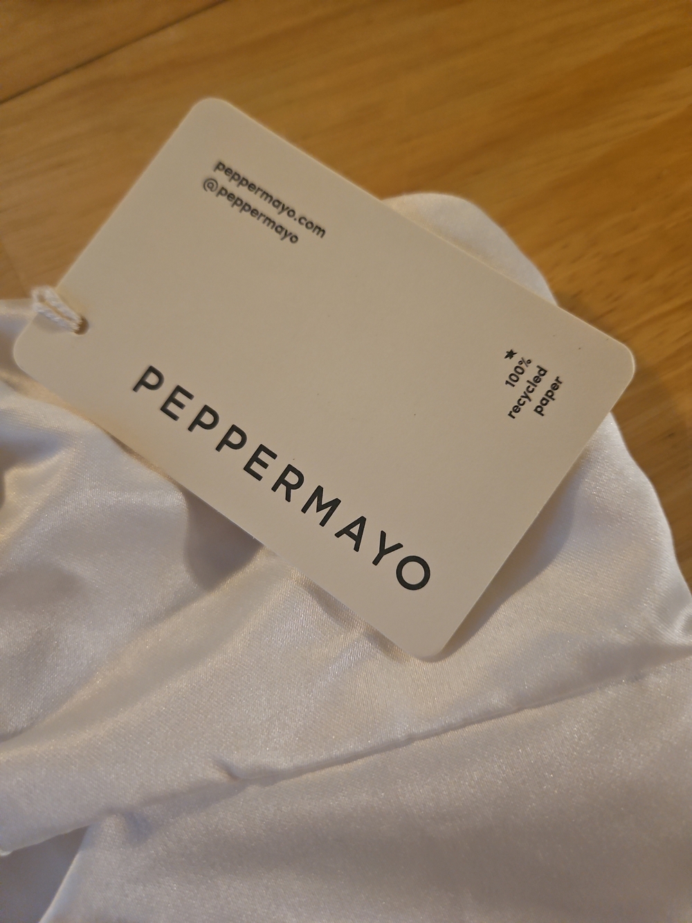 Women's Peppermayo Mini Dress- White Bow - Picture 2 of 6
